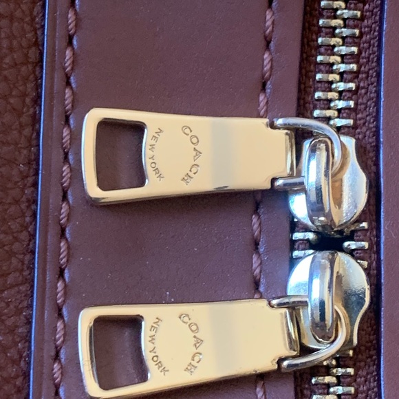 Coach Brown Leather Satchel - Picture 3 of 8